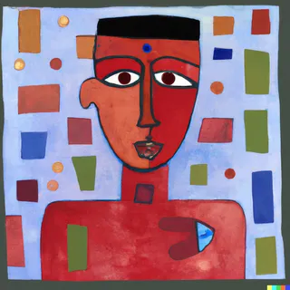 AI generated by DALL·E 2022-11-18 12.09.43 prompt a klee painting about individual responsibility and transparency